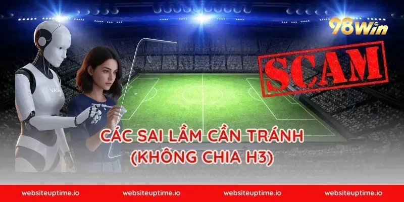 Các sai lầm cần tránh (Không chia H3)